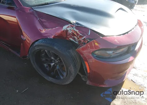 2021 Dodge Charger Scat Pack Rwd из США, поврежденный, VIN 2C3CDXGJXMH508880